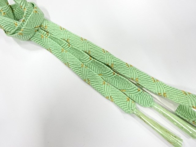 未使用品　正絹　手組帯締め
